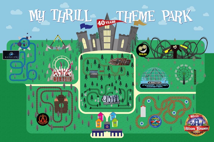 Alton Towers My Theme Park Map