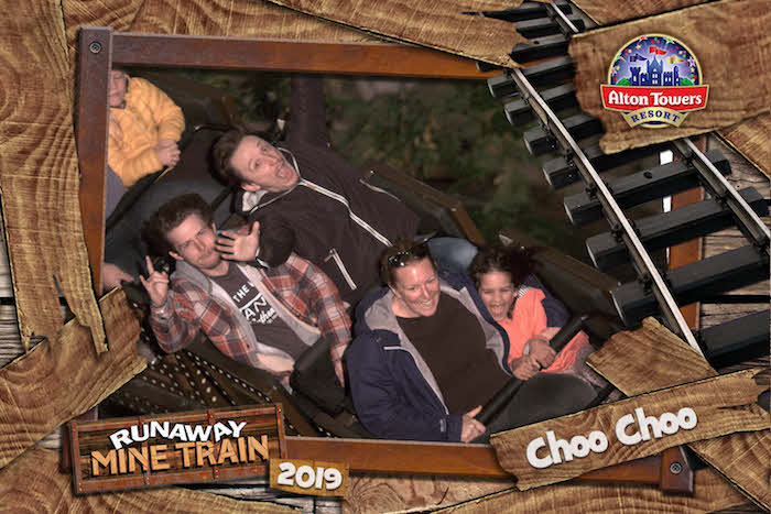 Runaway Mine Train Alton Towers Ride Photo