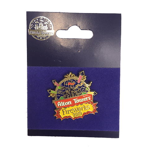 Alton Towers Fireworks 2019 Pin Badge Mystery Box