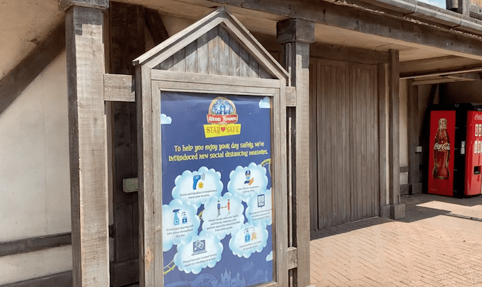 Alton Towers Social Distancing Measures