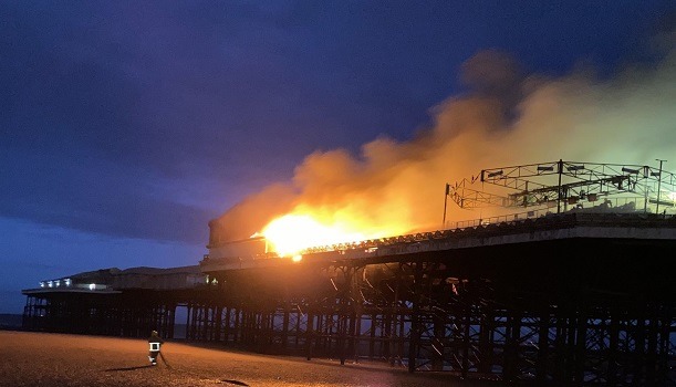 Blackpool Central Pier Fire