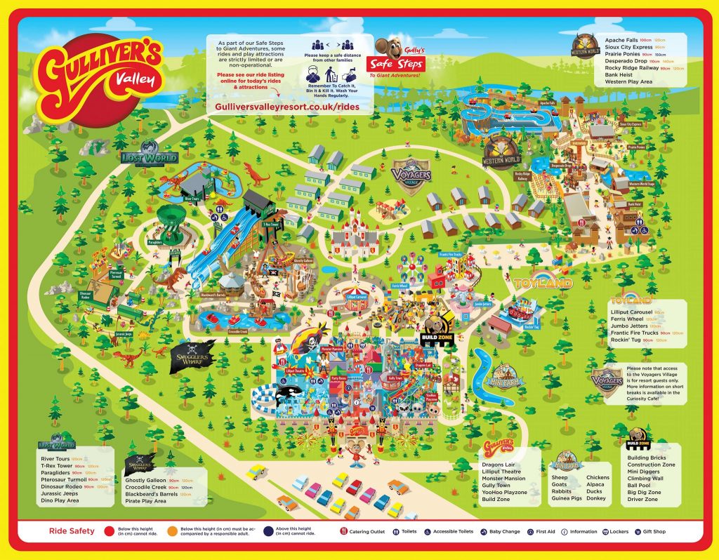 Gulliver's Valley Resort Map
