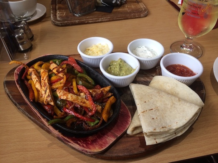 Manchester Ref Cafe Fajitas
