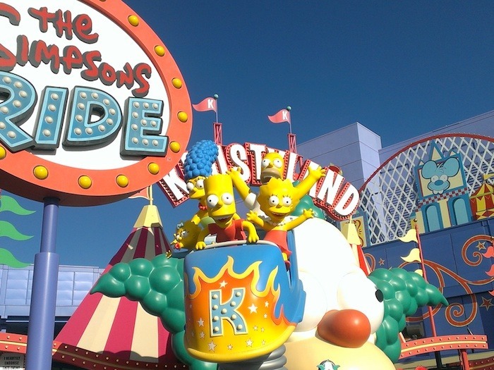 Simpsons Ride Universal Studios