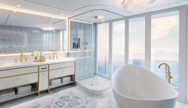 Disney Wish Royal Suite bathroom