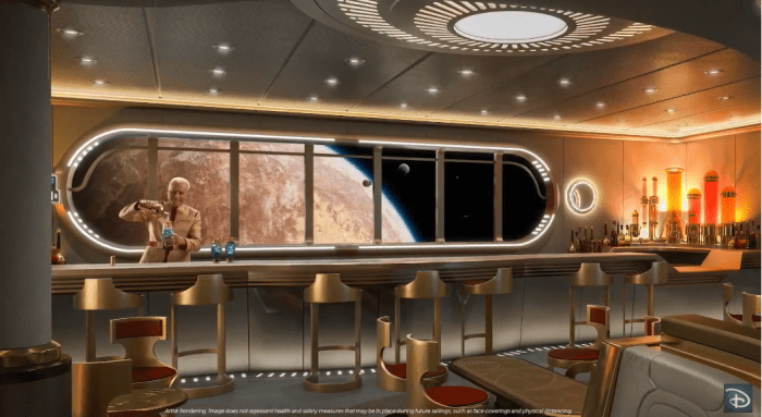 Hyperspace Lounge Disney Wish