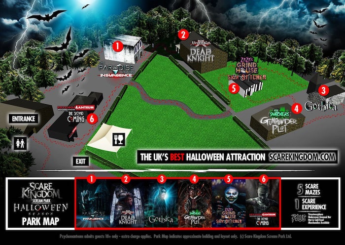 Scare Kingdom 2021 Map