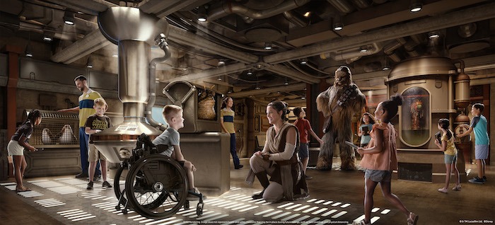 Disney Wish Star Wars Cargo Bay