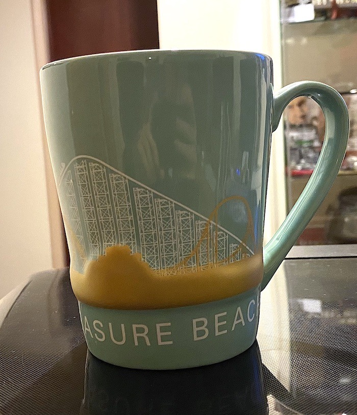 Pleasure Beach Christmas Surprise Bag Mug