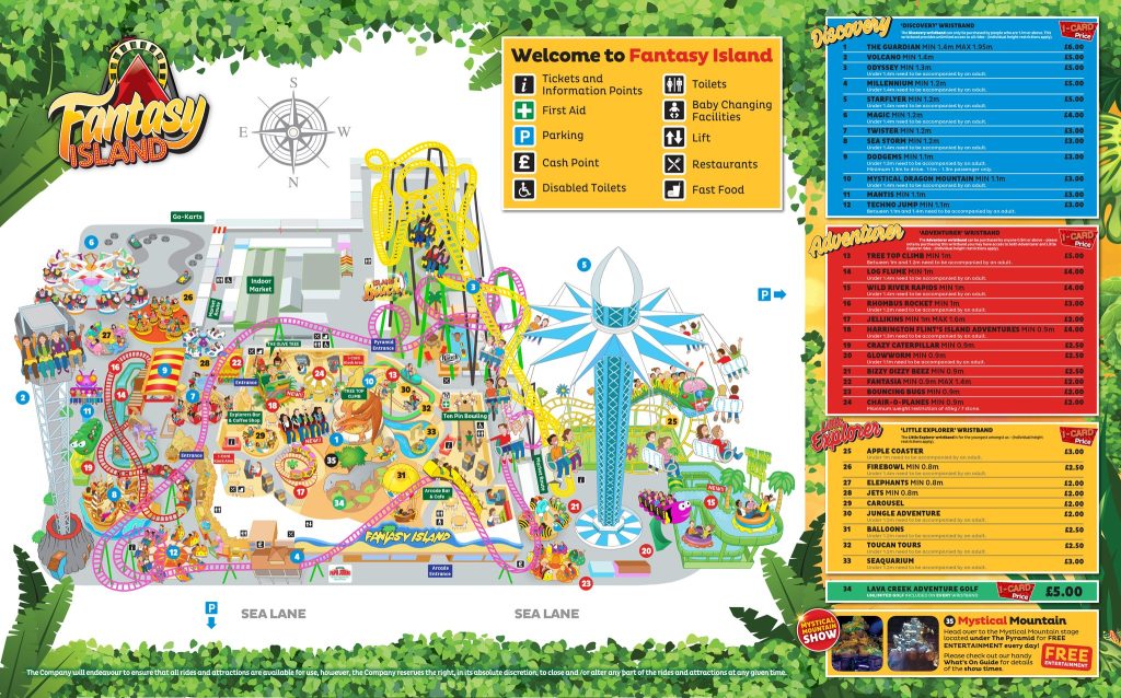 Fantasy Island 2022 Map