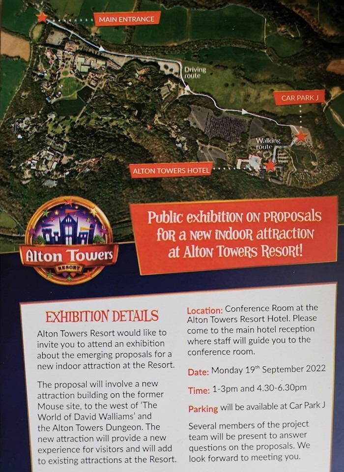 Alton Towers Indoor Attraction