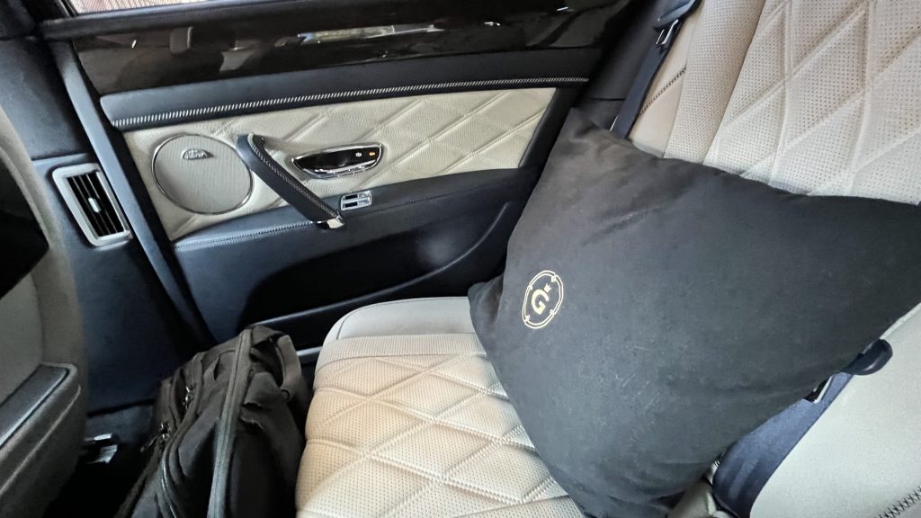 Hotel Gotham Bentley Back Seat