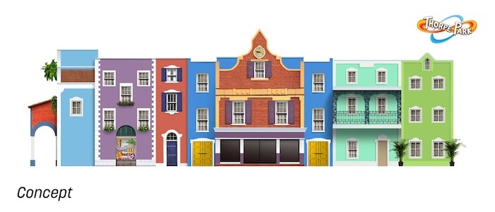 Thorpe Park Facade Art
