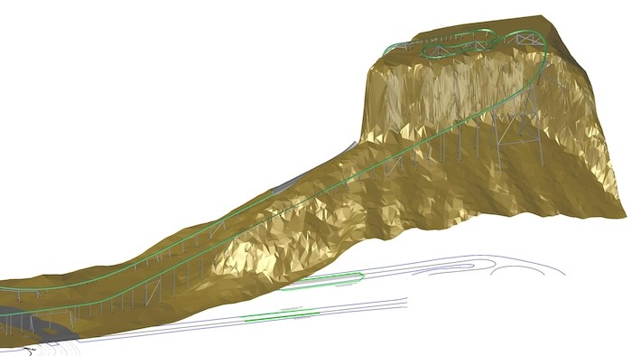 Falcon's Flight Track Layout 2