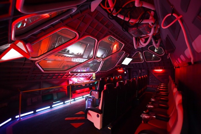 Tetrastar Spaceport Ride Interior