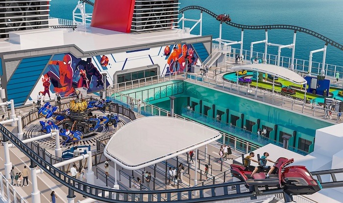 Disney rollercoaster at Sea