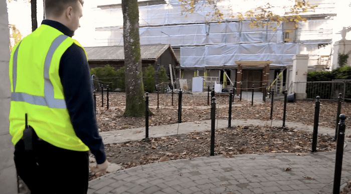 Ghostly Manor Queue Line Posts