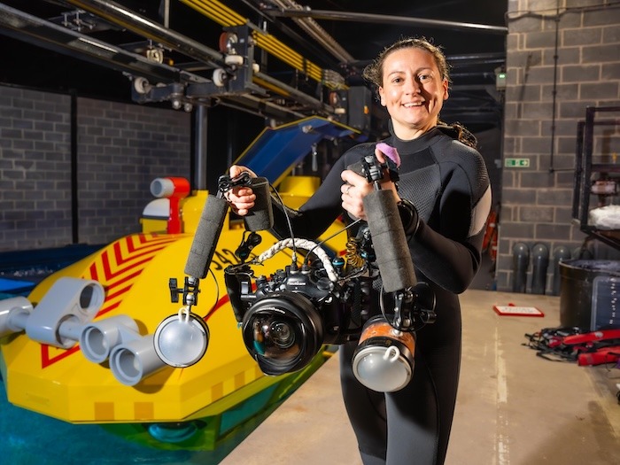 Jenny Stock, the first female British Underwater Photographer of the Year 2024, captures stunning underwater images of intricate LEGO marine models at the newly revamped Deep Sea Adventure attraction at LEGOLAND Windsor Resort