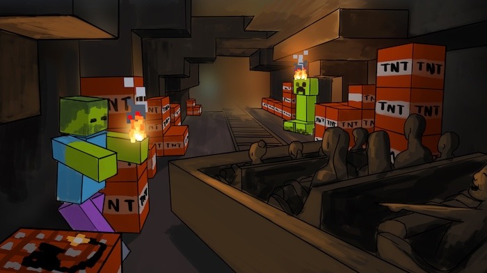 Into the Nether Rollercoaster