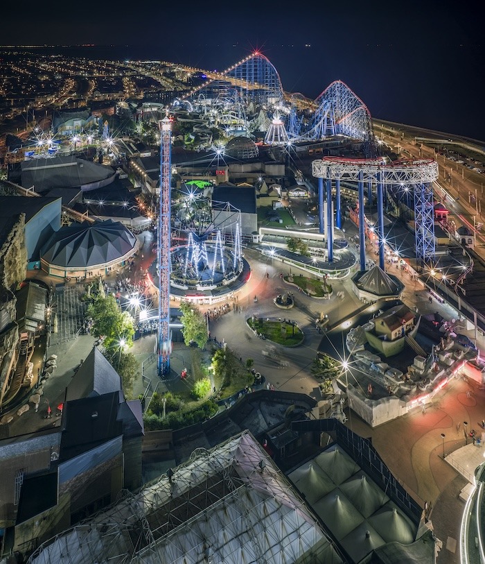 Late Night Riding Pleasure Beach