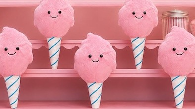 Candy Floss Plesaure Beach Soft Toy